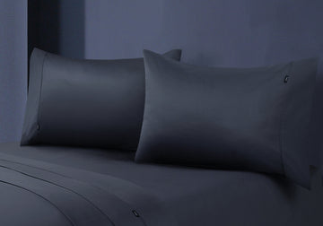 NNEDSZ 1000tc egyptian cotton pillowcase pair charcoal