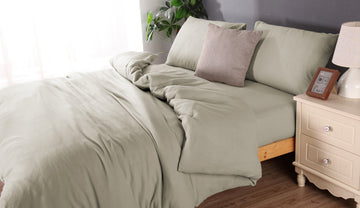 NNEDSZ duvet cover and sheet comb set king silver