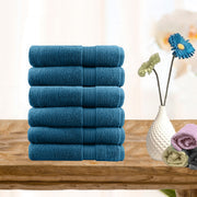NNEDSZ 6 piece ultra light cotton face washers in teal