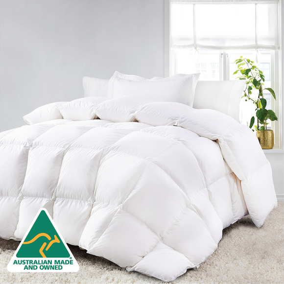 NNEDSZ Luxor Ultra Warm Winter Microfibre Quilt 800GSM (King) (Made in Aus)