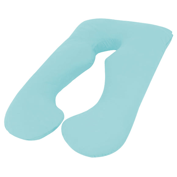 NNEDSZ Aus Made Maternity Pregnancy Nursing Sleeping Body Pillow Pillowcase Included Aquamarine