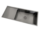 NNEDSZ 2022 Brushed Gunmetal single long bowl drainer stainless steel 304 kitchen sink