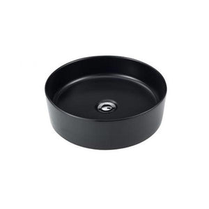 NNEDSZ 2023 Matte Black matte white matte Pink Green Gold Copper Round 360 mm Dia top counter basin porcelain sink