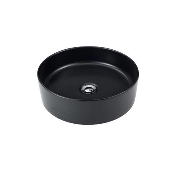 NNEDSZ 2023 Matte Black matte white matte Pink Green Gold Copper Round 360 mm Dia top counter basin porcelain sink