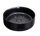 NNEDSZ 2023 Matte Black matte white matte Pink Green Gold Copper Round 360 mm Dia top counter basin porcelain sink