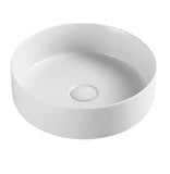 NNEDSZ 2023 Matte Black matte white matte Pink Green Gold Copper Round 360 mm Dia top counter basin porcelain sink