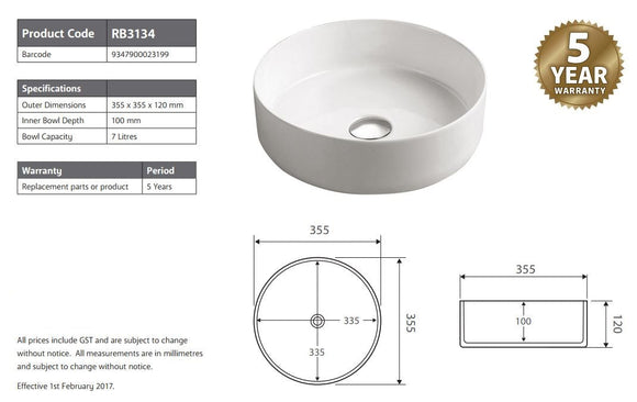 NNEDSZ 2021 Matte Pink outside Round 360 mm Dia top counter basin porcelain sink