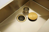 NNEDSZ 2023 Burnished Brass Gold stainless steel 304 double bowl kitchen sink
