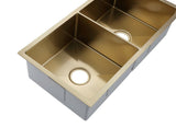 NNEDSZ 2023 Burnished Brass Gold stainless steel 304 double bowl kitchen sink
