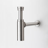 NNEDSZ 2023 Brushed Nickel p trap ROUND BOTTLE TRAP 32/40 mm WASTE for wall hung basin vanit