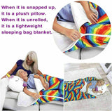 NNEDSZ 2022 Sleeping Bag Happy Nappers Kids Children Blanket Winter fluffy warm Xmas Gift