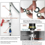 NNEDSZ 2023 Brushed Gold Spout Matte Black pull out with spray function kitchen mixer tap faucet
