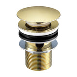 NNEDSZ 2020 new Burnished Brass gold Brushed Pop Up Waste Plug 40 mm NO Overflow