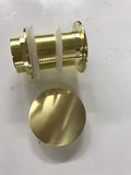 NNEDSZ 2020 new Burnished Brass gold Brushed Pop Up Waste Plug 40 mm NO Overflow