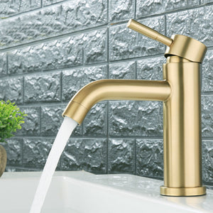 NNEDSZ 2020 New slim round style basin mount tap low faucet matte black tap mixer spout