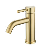 NNEDSZ 2020 New slim round style basin mount tap low faucet matte black tap mixer spout