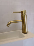 NNEDSZ 2020 New slim round style basin mount tap low faucet matte black tap mixer spout