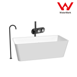 NNEDSZ 2021 New Marble Stone handle matte black wall taps 1/4 turn matte black pattern