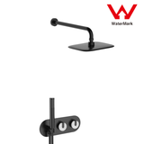NNEDSZ 2021 New Marble Stone handle matte black wall taps 1/4 turn matte black pattern