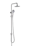 NNEDSZ 2023 Brushed Nickel Solid Stainless Steel 304 made shower set w diverter 200 mm head sprayer hand held head Suit Outdoor