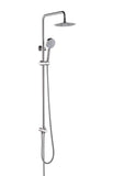 NNEDSZ 2023 Brushed Nickel Solid Stainless Steel 304 made shower set w diverter 200 mm head sprayer hand held head Suit Outdoor
