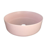 NNEDSZ 2020 Matte Pink Round 360 mm Dia top counter basin porcelain sink