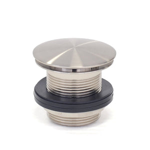 NNEDSZ 2021 new brushed Nickel Brushed stainless steel Pop Up Waste Plug 40 mm NO Overflow