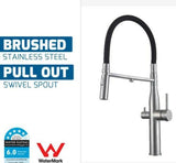 NNEDSZ 2024 WELS Kitchen Mixer brushed Copper Pull Out Spray 3 way filter Faucet s/s 304 Tap