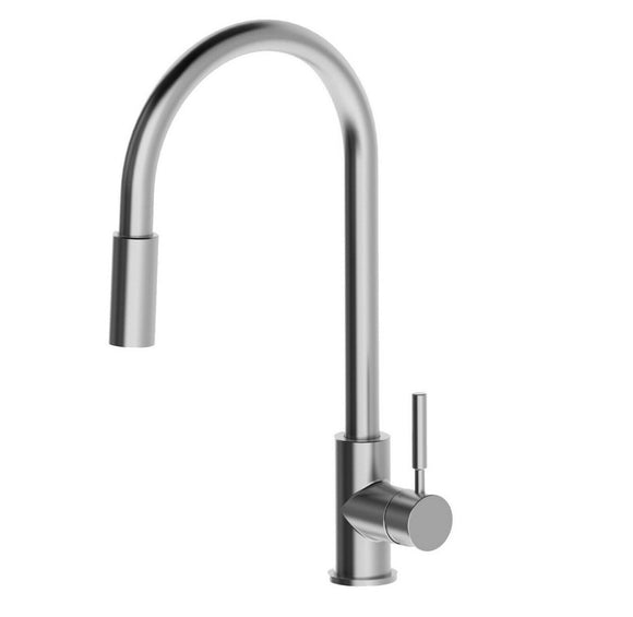 NNEDSZ 2023 Brushed Nickel Pull out Kitchen tap solid stainless steel made