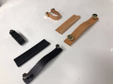 NNEDSZ 100% Genuine Leather Door Knob Cabinet Kitchen Drawer Handle Pull laundry gold