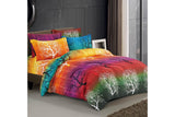 NNEDSZ King Size Cumbria Fairy Forest Quilt Cover Set
