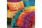 NNEDSZ King Size Cumbria Fairy Forest Quilt Cover Set