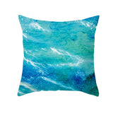 NNEDSZ Aqua Ocean Style Cushion Covers 4pcs Pack