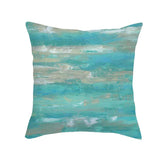 NNEDSZ Aqua Blue Sea Style Cushion Covers 4pcs Pack