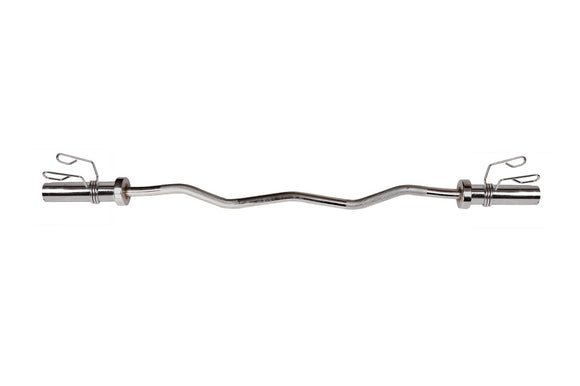 NNEDSZ Olympic Curl Bar Barbell Heavy Duty EZ with Spring Collars