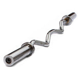 NNEDSZ Olympic Curl Bar Barbell Heavy Duty EZ with Spring Collars