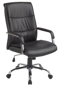 NNEDSZ Leather Office Chair Executive Padded Black
