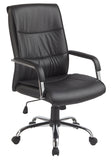 NNEDSZ Leather Office Chair Executive Padded Black