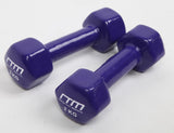 NNEDSZ Dumbbells Pair PVC Hand Weights Rubber Coated