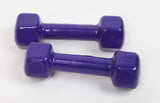 NNEDSZ Dumbbells Pair PVC Hand Weights Rubber Coated