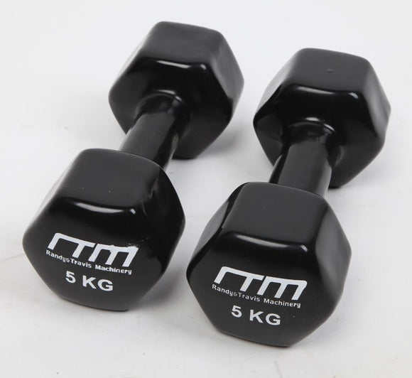 NNEDSZ Dumbbells Pair PVC Hand Weights Rubber Coated