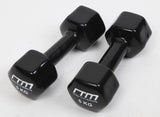 NNEDSZ Dumbbells Pair PVC Hand Weights Rubber Coated