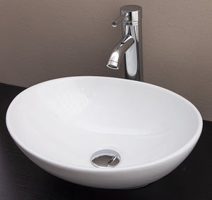 NNEDSZ Counter Bathroom Vanity Oval Ceramic Basin