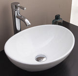 NNEDSZ Counter Bathroom Vanity Oval Ceramic Basin