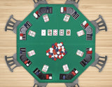 NNEDSZ 48" Folding Poker & Blackjack Table