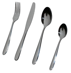 NNEDSZ Piece Stainless Steel Cutlery Set Knives Fork Spoon Teaspoon