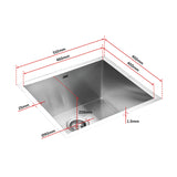 NNEDSZ Steel Sink - 510x450mm