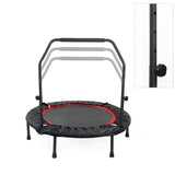 NNEDSZ Rebounder Trampoline With Handle Rail