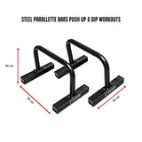 NNEDSZ Steel Parallette Bars Push Up & Dip Workouts
