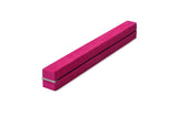 NNEDSZ (8FT) Gymnastics Folding Balance Beam Pink Synthetic Suede